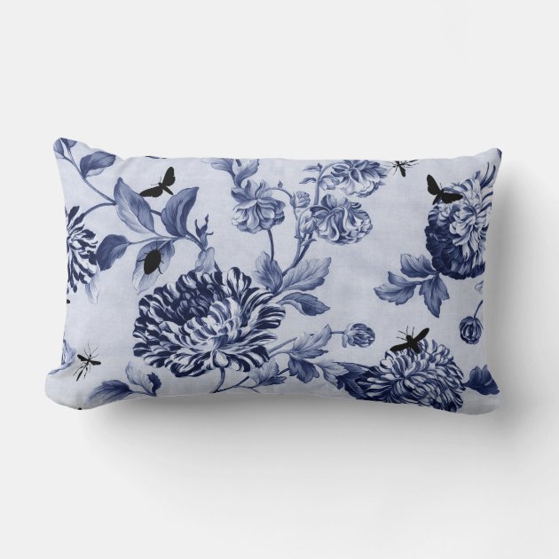 Toile lumbar pillow outlet