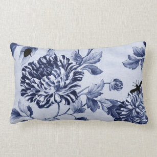 Blue Toile Pillows Decorative Throw Pillows Zazzle