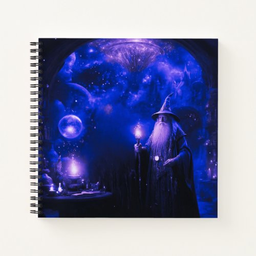 Indigo Blue Wizard Hard Cover Journal