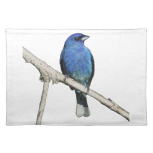 Indigo Bunting Cloth Placemat