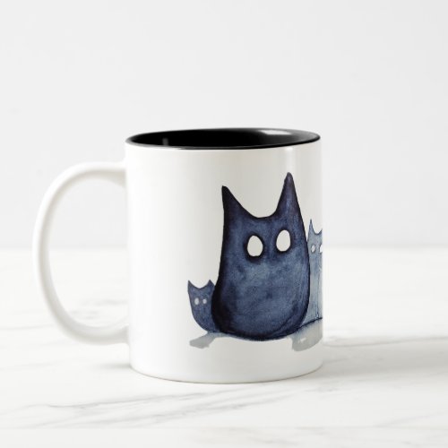 Indigo Catz Two_Tone Coffee Mug