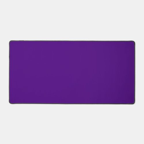 Indigo Color Simple Monochrome Plain Indigo Desk Mat