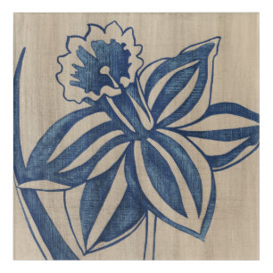 Indigo Daffodil Acrylic Print