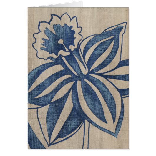 Indigo Daffodil Cards (Front)