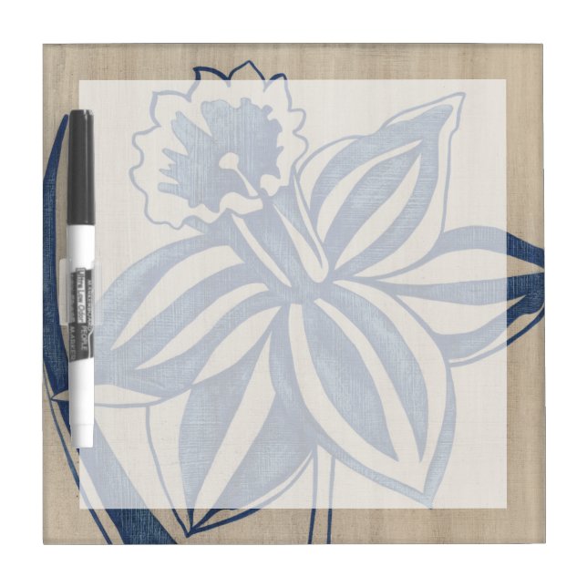 Indigo Daffodil Dry Erase Board (Front)