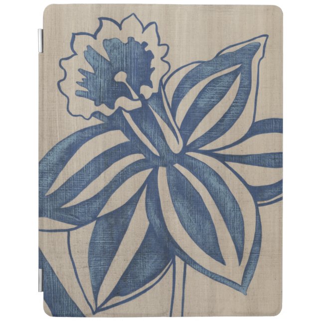 Indigo Daffodil iPad Smart Cover (Front)