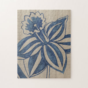 Indigo Daffodil Jigsaw Puzzle