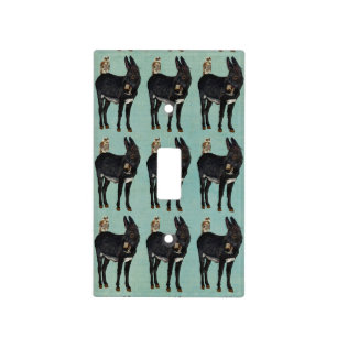 INDIGO DONKEY & OWL Light Switch