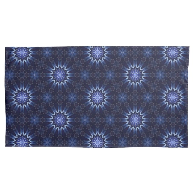 Indigo Dream Star Pillow Case (Front)