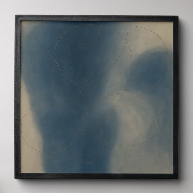 Indigo Drift Peel And Stick Photo Tile (Front Set)