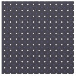 indigo, ebony and light gray polka dots fabric