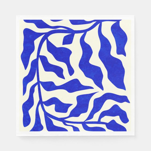 Indigo Elegance Napkins (Front)
