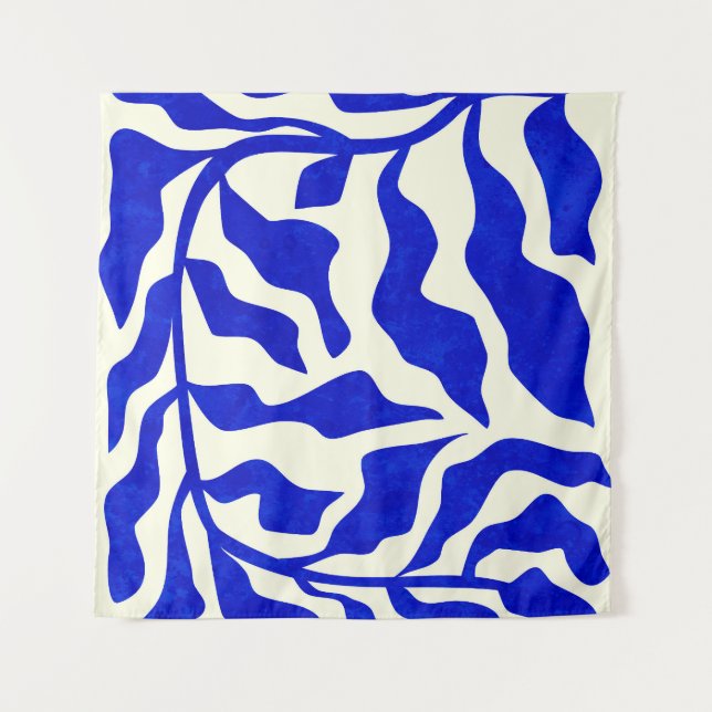 Indigo Elegance Tapestry (Front)