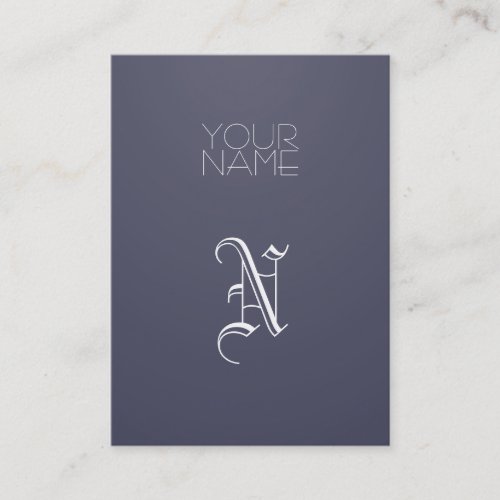 Indigo Elegant Business Card