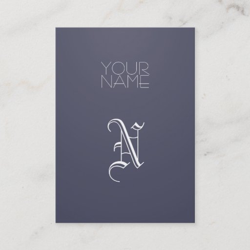 Customizable Indigo Elegant Business Card