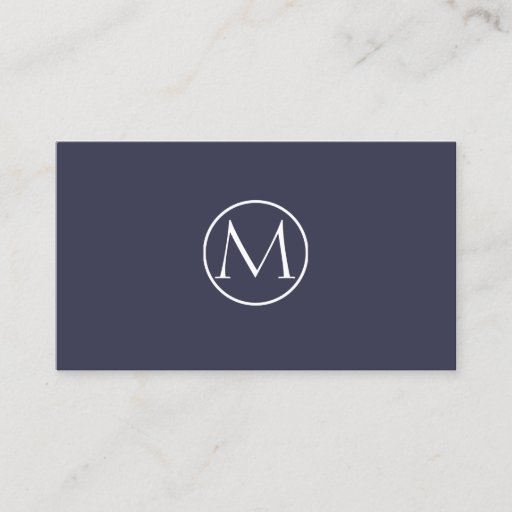 Customizable Indigo Elegant Business Card Templates