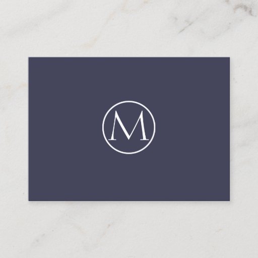 Customizable Indigo Elegant Business Card Templates