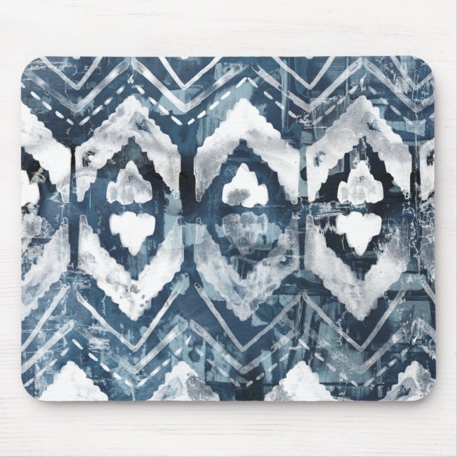 Indigo Extraction - Geometric Mouse Pad (Front)