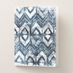 Indigo Extraction - Geometric Pocket Folder