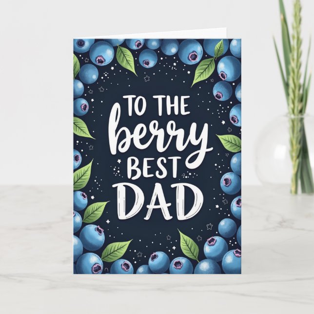 Indigo Fathers Day Stars Card (Front)