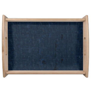 Indigo Field Cloth Japanese Inspired Minimal Serving Tray