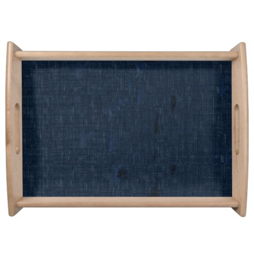 Indigo Field Cloth Japanese  Inspired Minimal Serving Tray