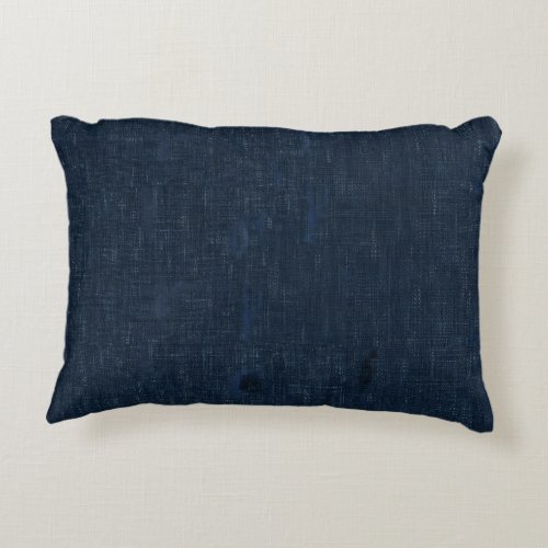 Indigo Field Cloth Throw Pillow Japanese Inspired