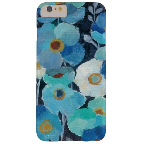 Indigo Flowers Barely There iPhone 6 Plus Case