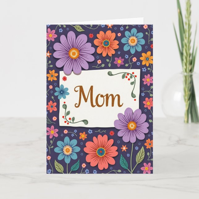 Indigo Garden Moms Day Card (Front)