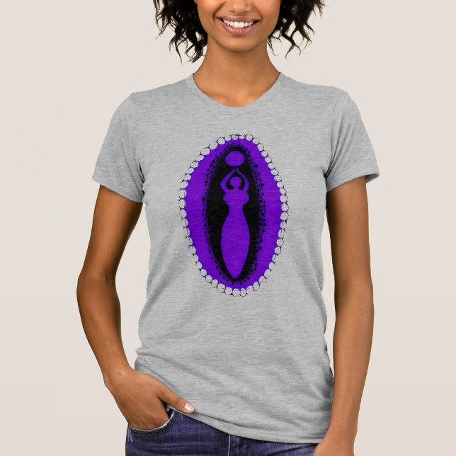 Indigo Goddess Yoni T-Shirt (Front)