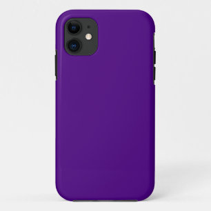 Indigo hex code 4B0082 iPhone 11 Case