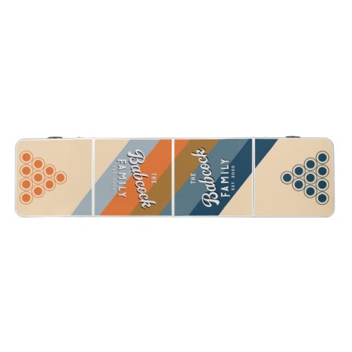 Indigo Horizon Stripes Family Name & Year