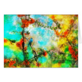 Indigo, Indigo bunting card (Front Horizontal)