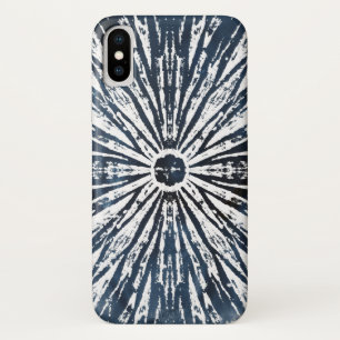 Indigo Ink Radial Motif iPhone X Case