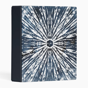 Indigo Ink Radial Motif Mini Binder