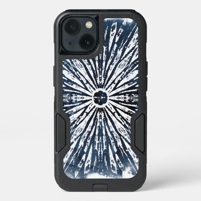 Indigo Ink Radial Motif Otterbox iPhone Case (Back)
