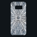 Indigo Ink Radial Motif Uncommon Samsung Galaxy S8 Case<br><div class="desc">Indigo Ink Motif I by June Erica Vess. Radial design created from indigo blue coloring and various geometric shapes.</div>