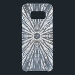 Indigo Ink Radial Motif Uncommon Samsung Galaxy S8 Case<br><div class="desc">Indigo Ink Motif I by June Erica Vess. Radial design created from indigo blue coloring and various geometric shapes.</div>
