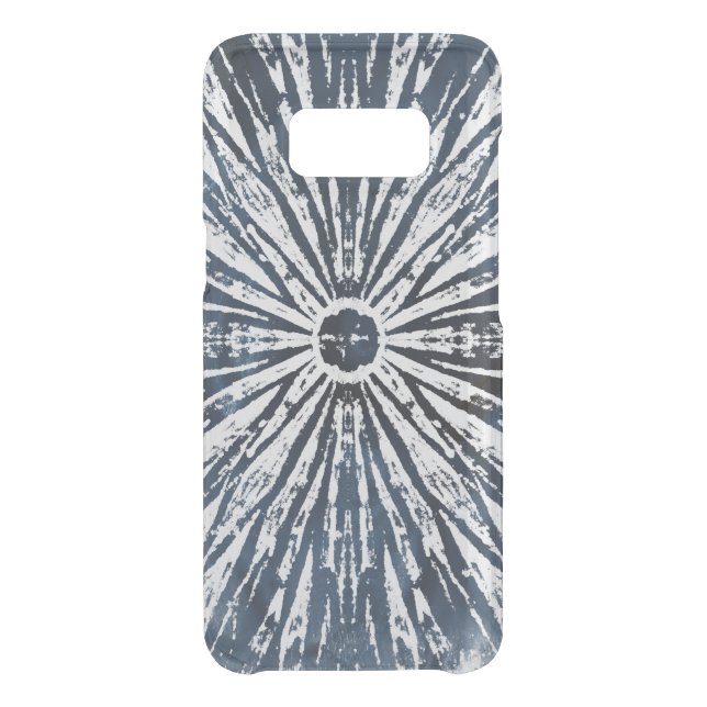 Indigo Ink Radial Motif Uncommon Samsung Galaxy Case (Back)