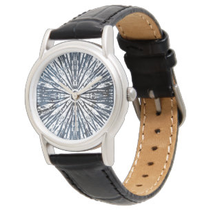 Indigo Ink Radial Motif Watch