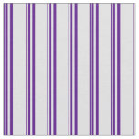 Indigo &amp; Lavender Lined Pattern Fabric
