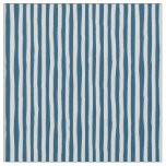 Indigo &amp; Light Gray Wonky Stripes Fabric