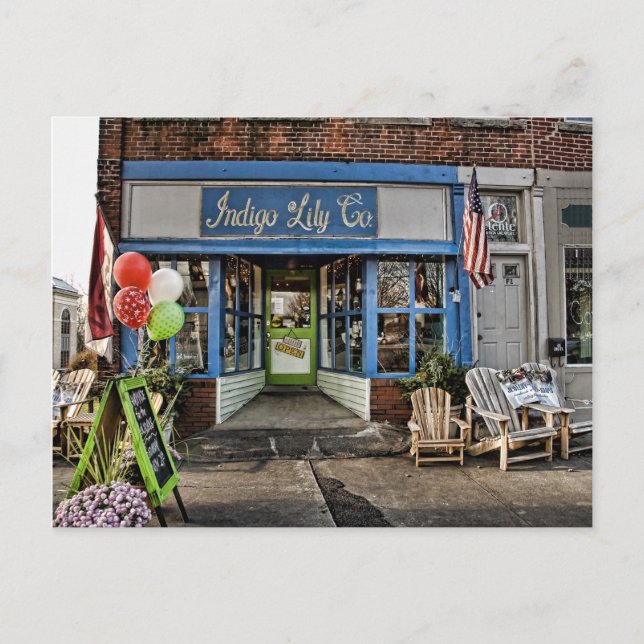 Indigo Lily Co. Postcard (Front)
