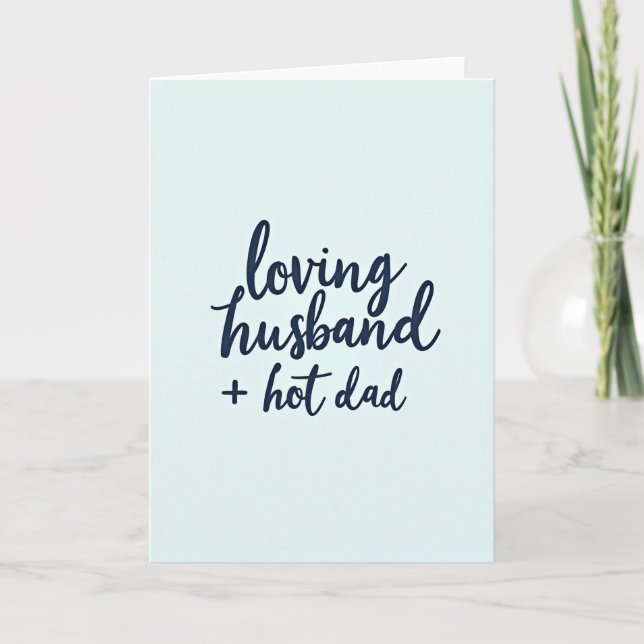 Indigo Loving Husband Card (Front)