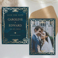 Indigo Medieval Gold Ivy Wedding