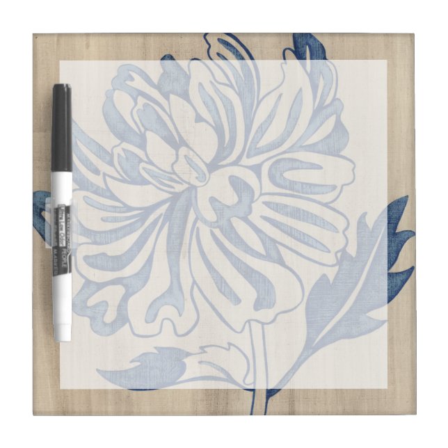 Indigo Mum Dry-Erase Board (Front)