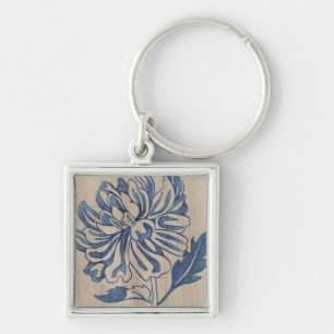 Indigo Mum Keychain