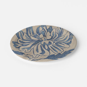 Indigo Mum Paper Plates