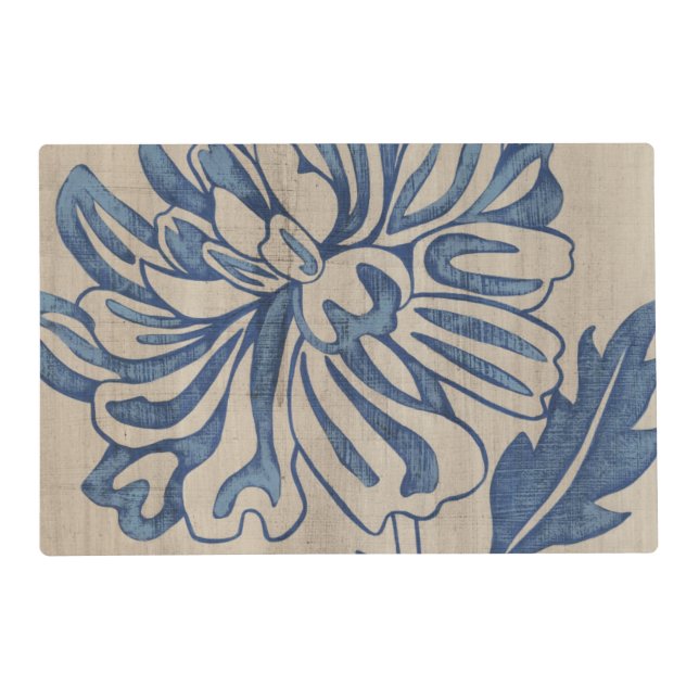 Indigo Mum Placemat (Front)