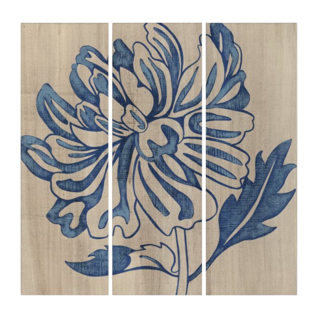 Indigo Mum Triptych (Front)